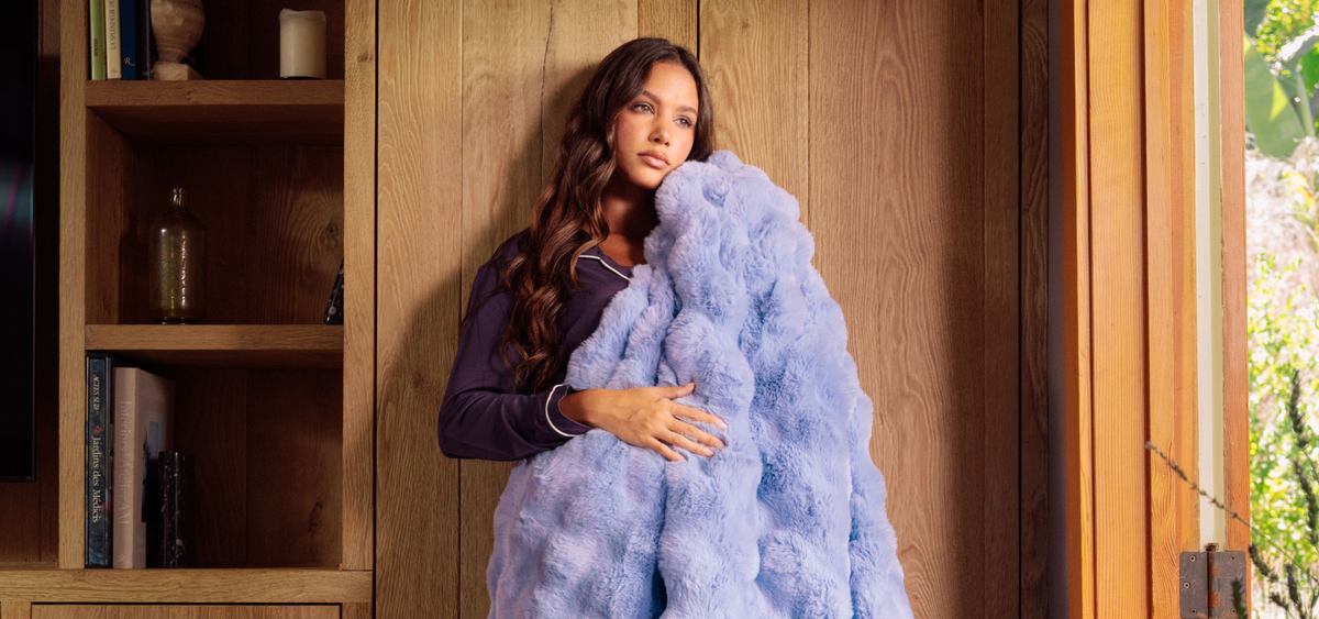 Lavender Ember Heated Blanket